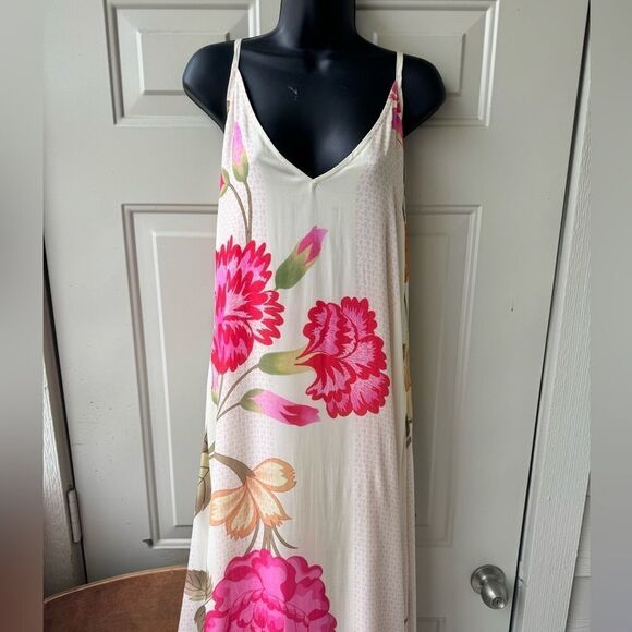 Paulmi & Harsh
Off White Anar Print Maxi Dress Size L - Picture 5 of 12